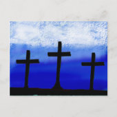 3 Kreuze Postkarte (Vorderseite)