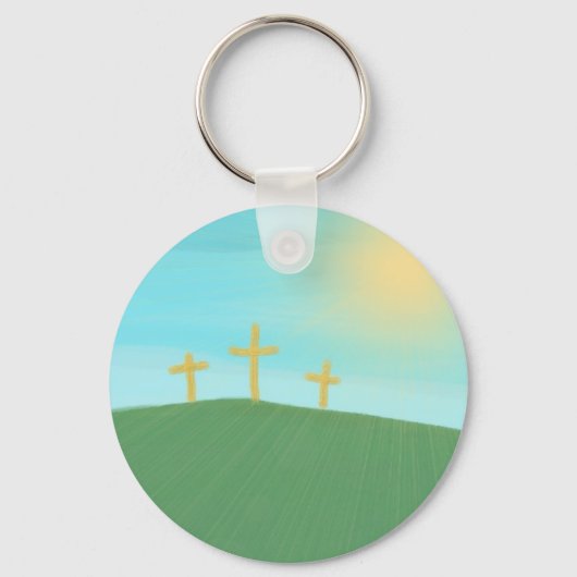 3 Kreuze Schlüsselanhänger (Vorderseite)