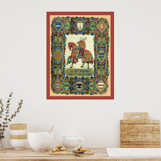 3. Kreuzzug ~ Knights Templar Poster (Küche)