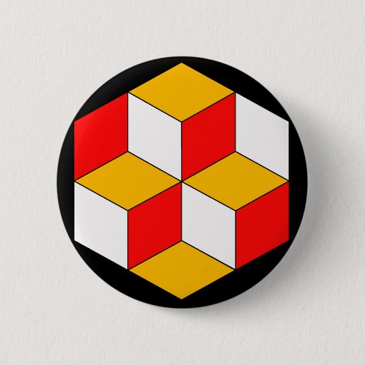 3 Kubikmeter Button (Vorderseite)