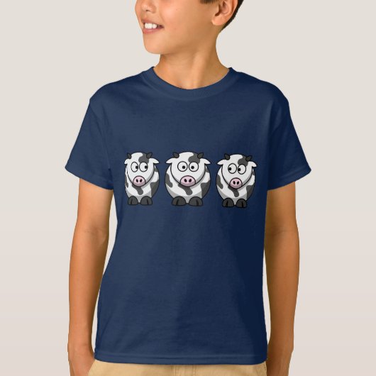 3 Kuh-KinderT - Shirt (Vorderseite)