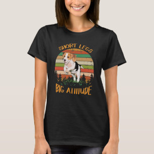 3 Kurze Beine Große Einstellung T-Shirt
