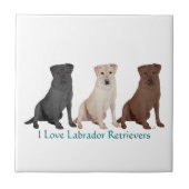 3 LABRADOR FLIESE (Vorderseite)