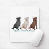 3 LABRADOR MOUSEPAD (Mit Mouse)
