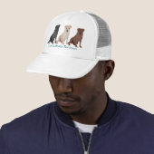3 LABRADOR TRUCKERKAPPE (Beispiel)