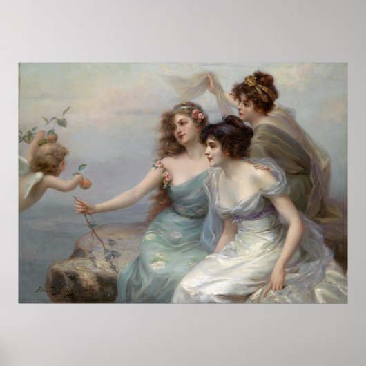 3 Ladys and Angel Poster (Vorne)