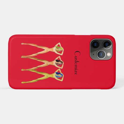 3 langbeinige Ladys Stehend Thunder_Cove Case-Mate iPhone Hülle (Rückseite (Horizontal))