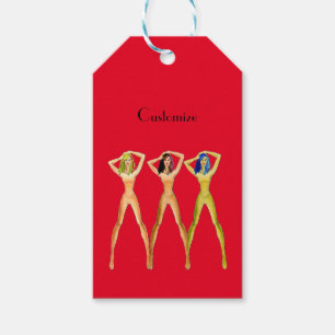 3 langbeinige Ladys Stehend Thunder_Cove   Geschenkanhänger