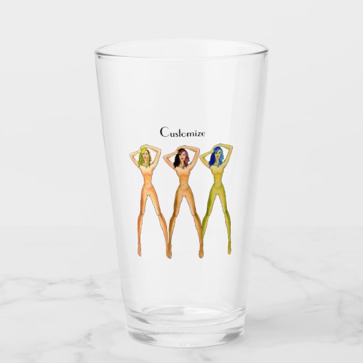 3 langbeinige Ladys Stehend Thunder_Cove Glas (Vorderseite)