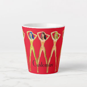 3 langbeinige Ladys Stehend Thunder_Cove Milchtasse