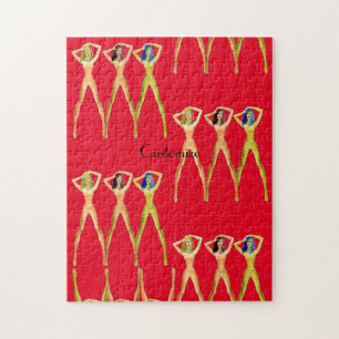 3 langbeinige Ladys Stehend Thunder_Cove Puzzle