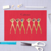 3 langbeinige Ladys Stehend Thunder_Cove Seidenpapier (Handwerk)