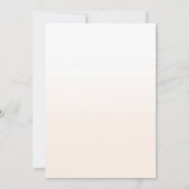 3 Layer Cake Modernes Elegantes Rustikales Brautpa Einladung (Rückseite)