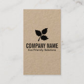 3 Leaf | ÖKOLOGISCH 2 Visitenkarte (Vorderseite)