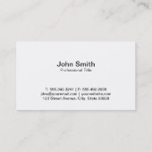 3 Leaf | Ökologisch Visitenkarte (Rückseite)