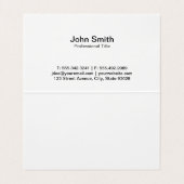 3 Leaf | Ökologisch Visitenkarten (Innenseite Aufgefaltet)