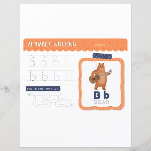 3 Learn To Spell Letter B Teacher Home Schooling (Vorderseite)