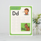 3 Learn To Spell Letter D Teacher Home Schooling (Stehend Vorderseite)