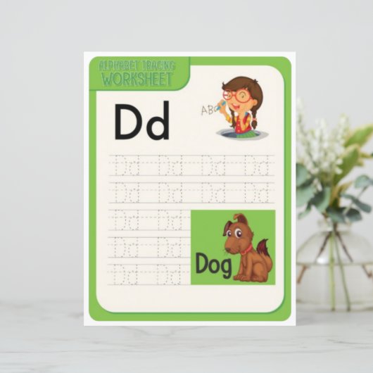 3 Learn To Spell Letter D Teacher Home Schooling (Stehend Vorderseite)