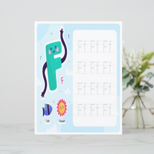 3 Learn To Spell Letter F Teacher Home Schooling (Stehend Vorderseite)