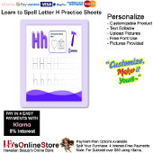 3 Learn To Spell Letter H Teacher Home Schooling