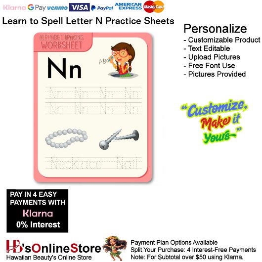 3 Learn To Spell Letter N Teacher Home Schooling