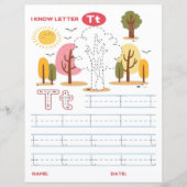 3 Learn To Spell Letter T Teacher Home Schooling (Vorderseite)