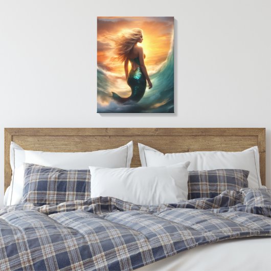#3  Leben als Meerjungfrau Leinwanddruck (Insitu (Schlafzimmer))