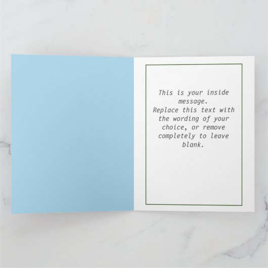 3 Letter Name Happy Birthday Card Karte (Innenseite)