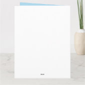 3 Letter Name Happy Birthday Card Karte (Rückseite)