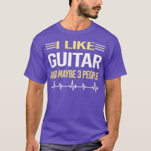 3 Leute spielen Gitarre Gitarrist  T-Shirt