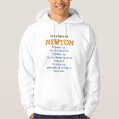 3 leyes de Newton Hoodie (Vorderseite)