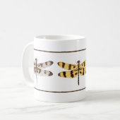 3 Libellen-Tasse (2 von 2 Entwürfen) Kaffeetasse (Vorderseite Links)