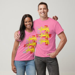 3-Lions u. St George Kreuz (Vintag) T-Shirt