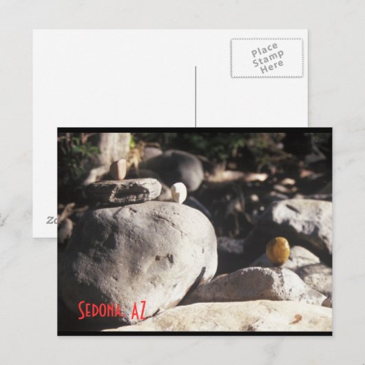 3 Liter Rocks Postkarte (Vorne/Hinten)