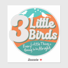 3 Little Birds Reggae Music Aufkleber