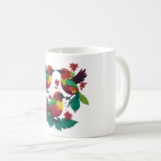 3 Little Reggae Birds Kaffeetasse (VorderseiteRechts)