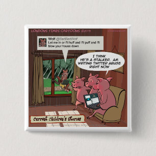 3 Little Social Media Savvy Schweine Button