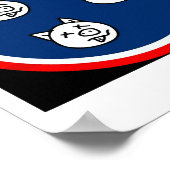 3 Little Tn Funny Grillen Poster (Ecke)