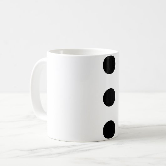 3-Loch Punch-Version von Jim Kaffeetasse (Vorderseite Links)