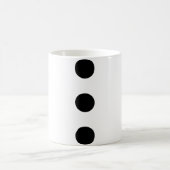 3-Loch Punch-Version von Jim Kaffeetasse (Mittel)