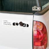 3 long haired piggies bumper sticker autoaufkleber (Auf Lkw)