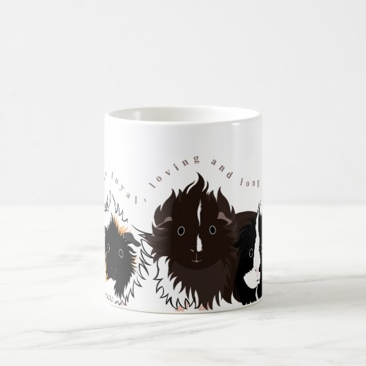 3 long haired piggies kaffeetasse (Mittel)