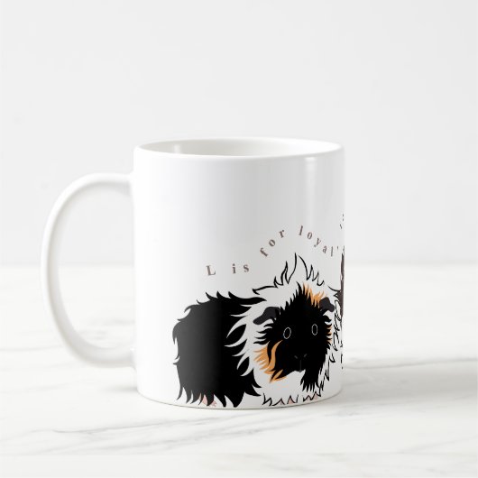 3 long haired piggies kaffeetasse (Links)