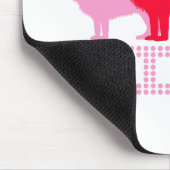 3 Löwen (rot) Mousepad (Ecke)
