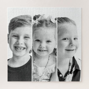 3 lustige Familienfotos Puzzle