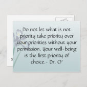 3 Mahlzeiten # 447 Postkarte (Vorne/Hinten)