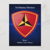 3. Mar Div Postkarte (Vorderseite)