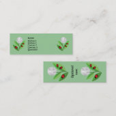 3 Marienkäfer Mini Visitenkarte (Vorne/Hinten)