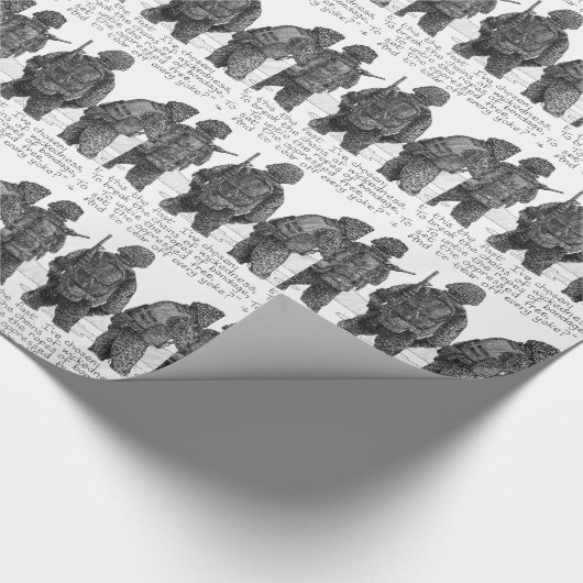 3 Marines Geschenkpapier (Ecke)